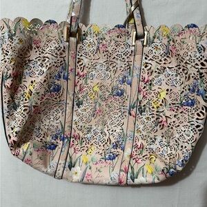 Aldo Multicolor Floral Cutout Purse